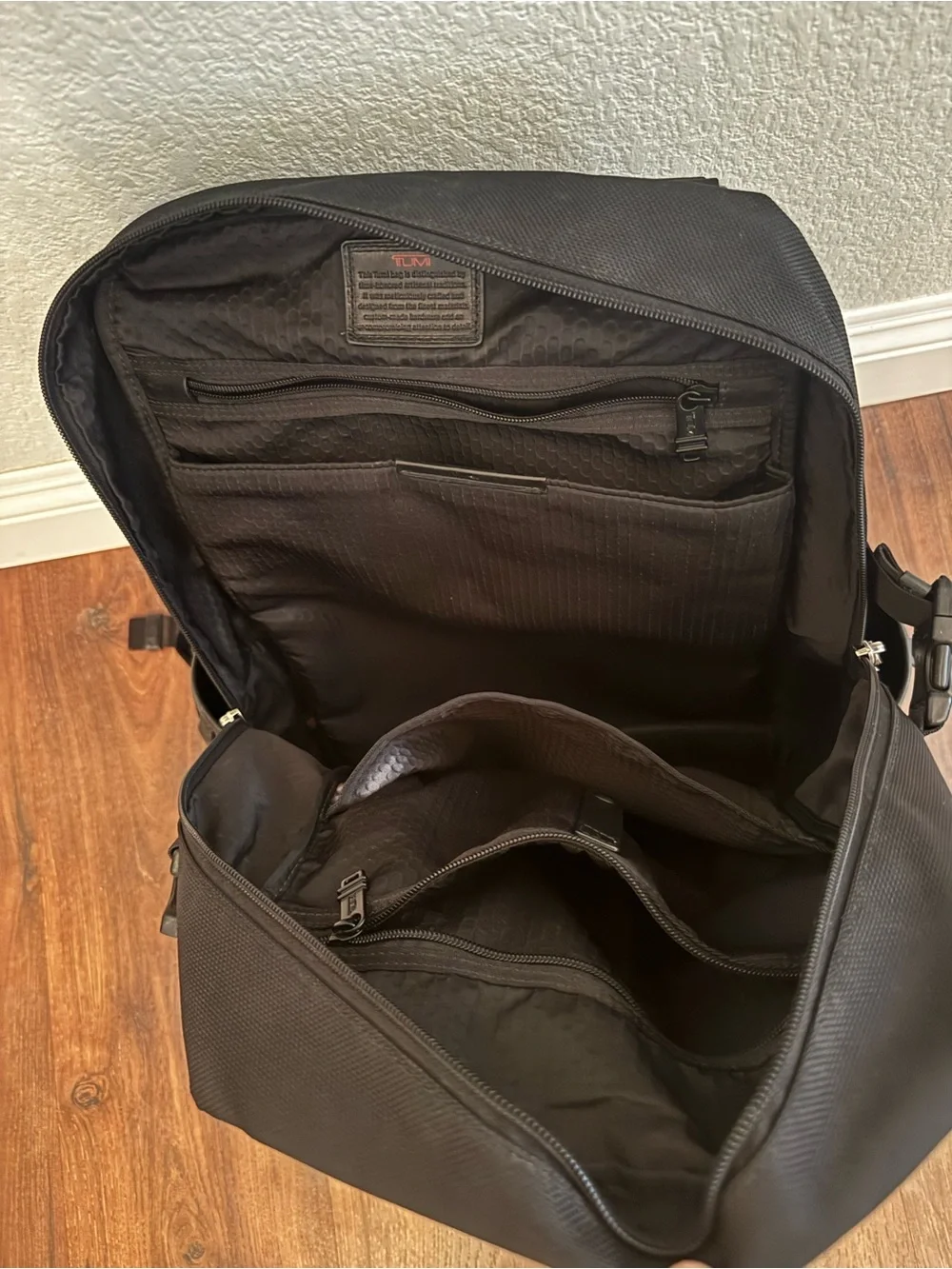 Tumi versatile backpack